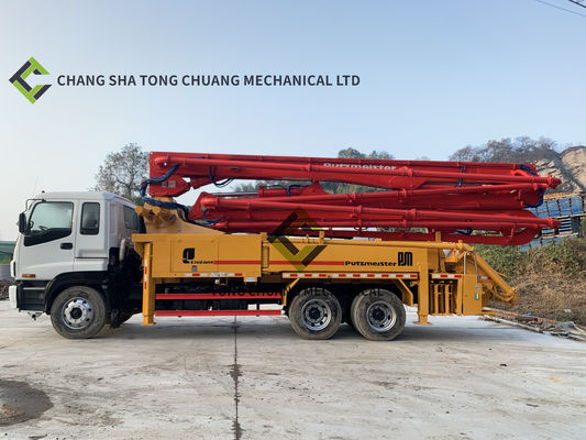 購入 2009年に再製造された中古コンクリートポンプトラック Putzmeister 36 Meter online manufacture